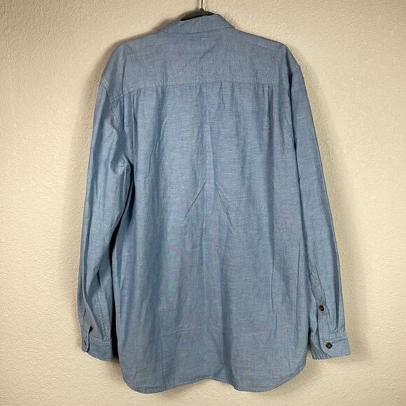 Carhartt Chambray Button Front Long Sleeve Shirt Arizona Diamondbacks Cardinals - Picture 5 of 12